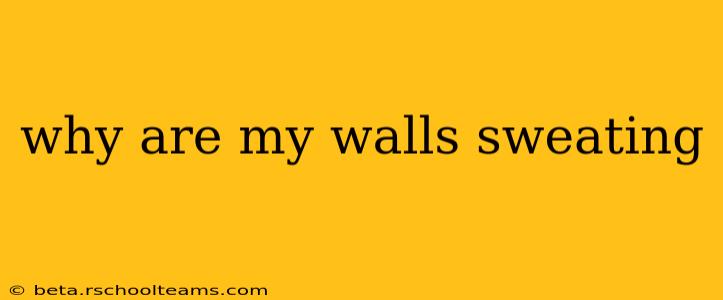 why are my walls sweating