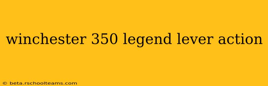 winchester 350 legend lever action