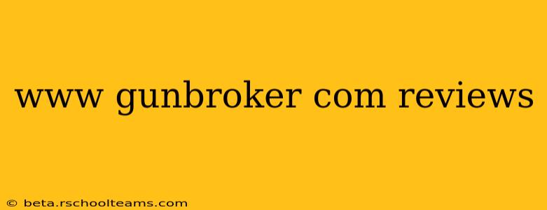 www gunbroker com reviews
