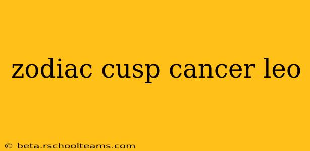 zodiac cusp cancer leo