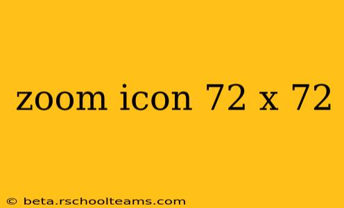zoom icon 72 x 72